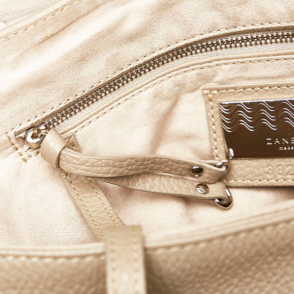 ザネラート ポスティーナ ハンドバッグ ショルダーバッグ 2WAY グレー レザー レディース ZANELLATO 【中古】