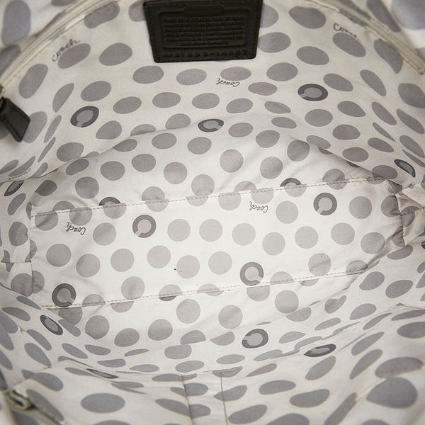 コーチ トートバッグ ダークブラウン レザー レディース COACH 【中古】