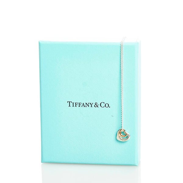 ティファニー ペレッティ オープンハート ネックレス SV925 シルバー レディース TIFFANY&Co. 【中古】