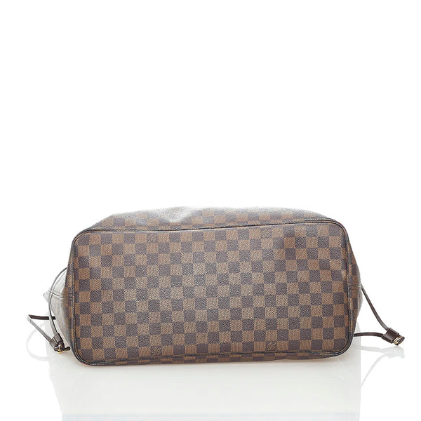 ルイ ヴィトン ダミエ ネヴァーフル GM トートバッグ N51106 エベヌ PVC レザー レディース LOUIS VUITTON 【中古】