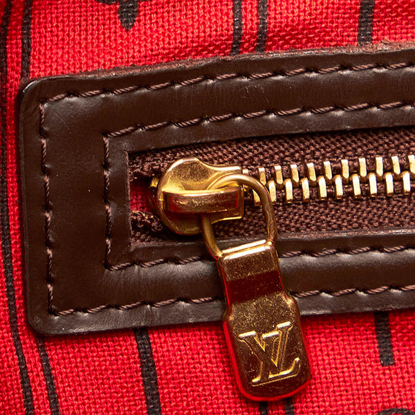 ルイ ヴィトン ダミエ ネヴァーフル GM トートバッグ N51106 エベヌ PVC レザー レディース LOUIS VUITTON 【中古】