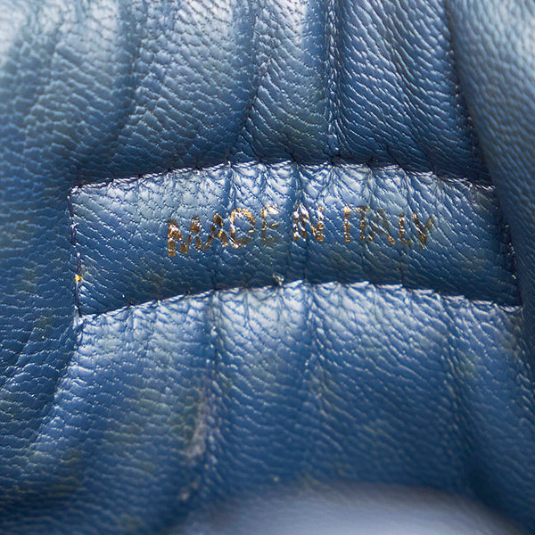 ルイ ヴィトン スニーカー グリーン ブルー レザー レディース LOUIS VUITTON 【中古】