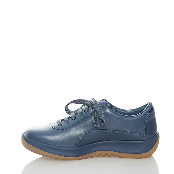 ルイ ヴィトン スニーカー グリーン ブルー レザー レディース LOUIS VUITTON 【中古】