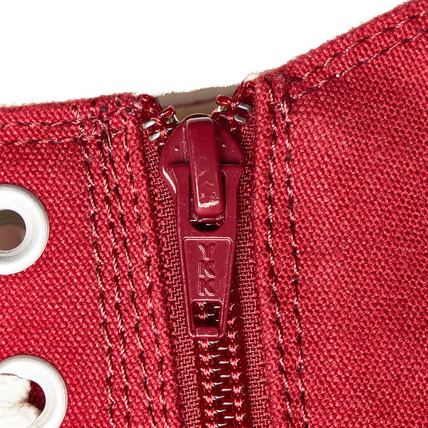 コンバース ウェッジソール ハイカット スニーカー ボルドー キャンバス ラバー レディース CONVERSE 【中古】