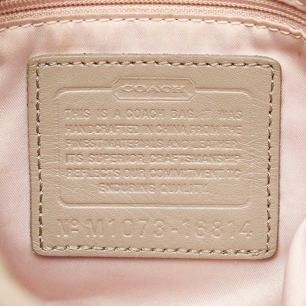 コーチ ショルダーバッグ M1073-16814 グレー レザー レディース COACH 【中古】