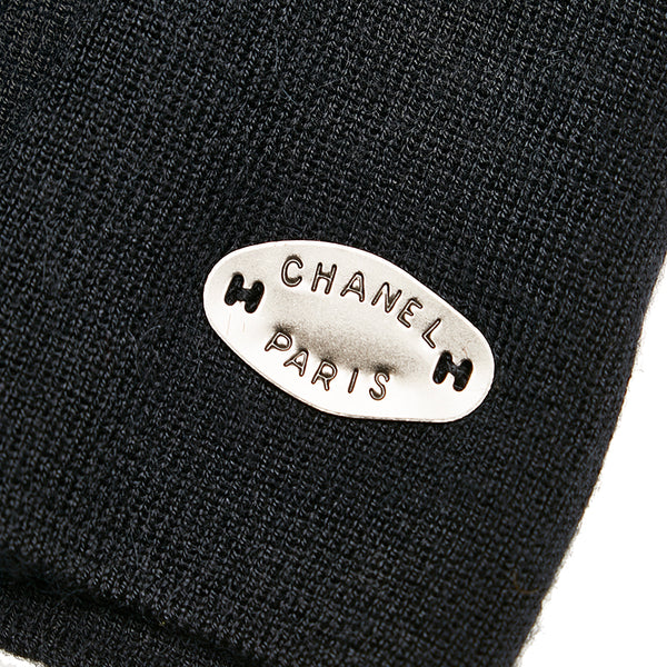 シャネル ニット ブラック カシミヤ シルク レディース CHANEL 【中古】