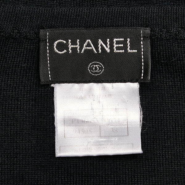 シャネル ニット ブラック カシミヤ シルク レディース CHANEL 【中古】