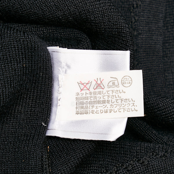 シャネル ニット ブラック カシミヤ シルク レディース CHANEL 【中古】