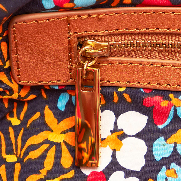 トリーバーチ トートバッグ レッド キャンバス レディース Tory Burch 【中古】