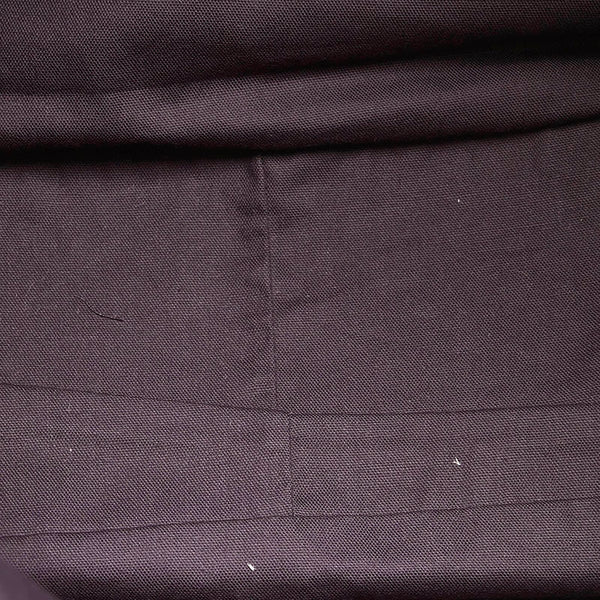 サザビー ハンドバッグ ネイビー ホワイト ナイロン レザー レディース SAZABY 【中古】