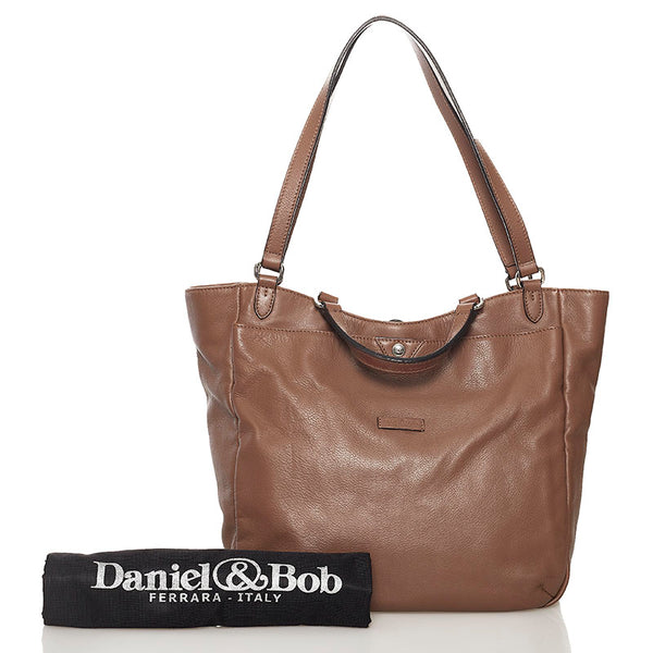 ダニエル&ボブ ハンドバッグ ショルダーバッグ 2WAY ブラウン レザー レディース Daniel&Bob 【中古】