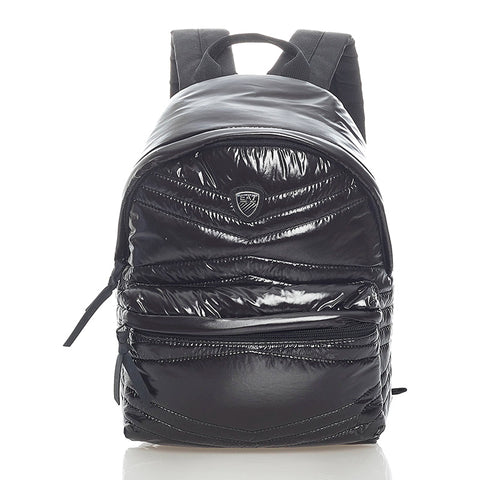 エンポリオ アルマーニ リュック バックパック ブラック ナイロン ポリエステル レディース Emporio Armani 【中古】