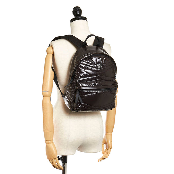 エンポリオ アルマーニ リュック バックパック ブラック ナイロン ポリエステル レディース Emporio Armani 【中古】