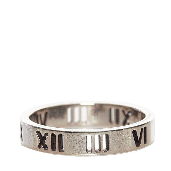 ティファニー アトラスリング リング 指輪 SV925 シルバー レディース TIFFANY&Co. 【中古】