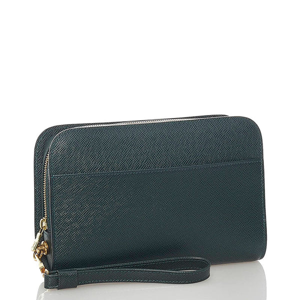 ルイ ヴィトン タイガ バイカル セカンドバッグ M30184 エピセア グリーン レザー メンズ LOUIS VUITTON 【中古】