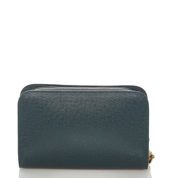 ルイ ヴィトン タイガ バイカル セカンドバッグ M30184 エピセア グリーン レザー メンズ LOUIS VUITTON 【中古】