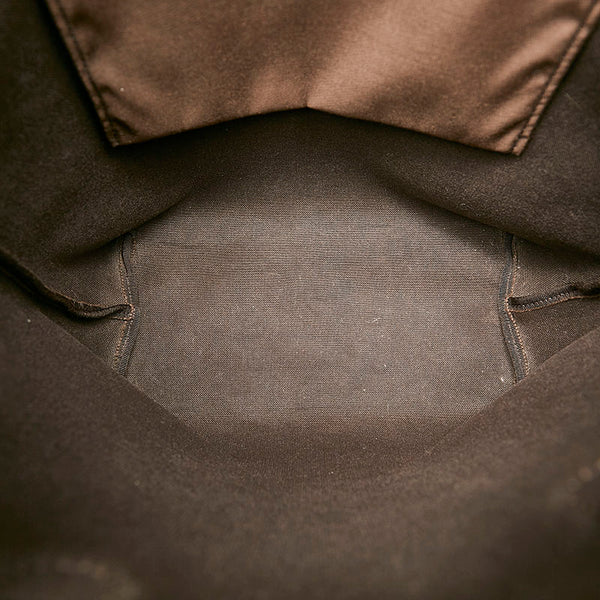 グッチ GGスプリーム トートバッグ 189896 ベージュ PVC レザー レディース GUCCI 【中古】