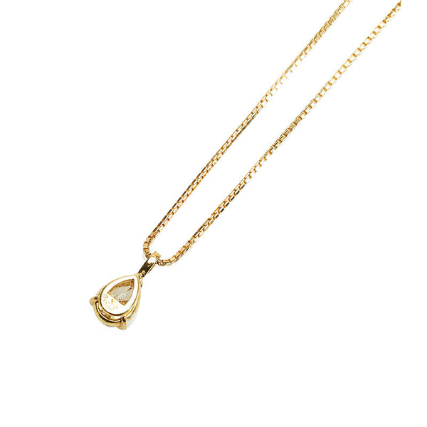 K18YG イエローゴールド ダイヤ1.01ct ネックレス レディース 【中古】