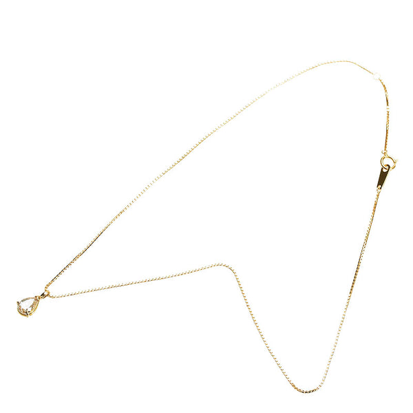 K18YG イエローゴールド ダイヤ1.01ct ネックレス レディース 【中古】