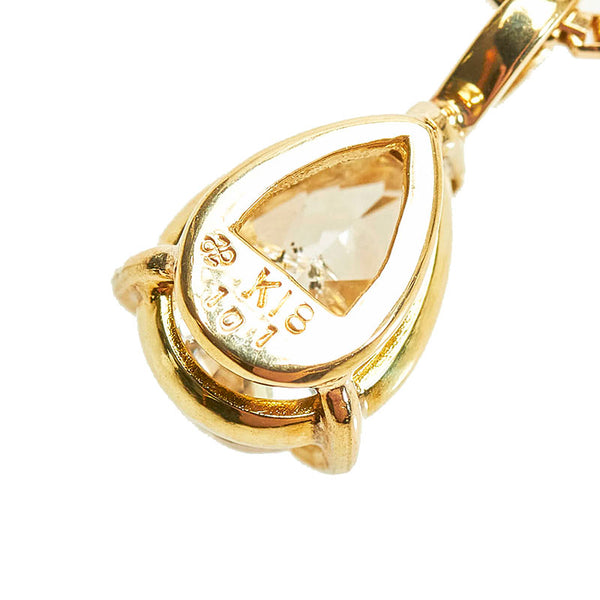 K18YG イエローゴールド ダイヤ1.01ct ネックレス レディース 【中古】