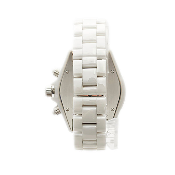 シャネル J12 腕時計 H1007 自動巻き ホワイト文字盤 ステンレス ホワイトセラミック メンズ CHANEL 【中古】