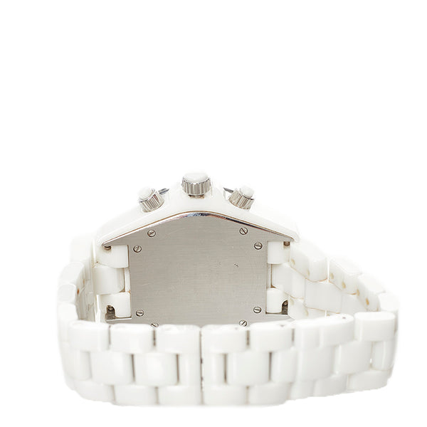 シャネル J12 腕時計 H1007 自動巻き ホワイト文字盤 ステンレス ホワイトセラミック メンズ CHANEL 【中古】