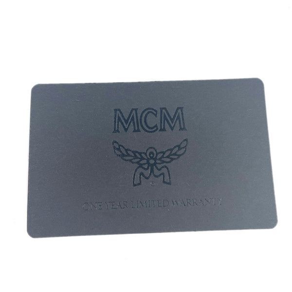 エム シー エム ヴィセトス ロゴグラム リュック バックパック ショルダーバッグ MMK 4SVE80 ベージュ PVC レザー レディース MCM 【中古】