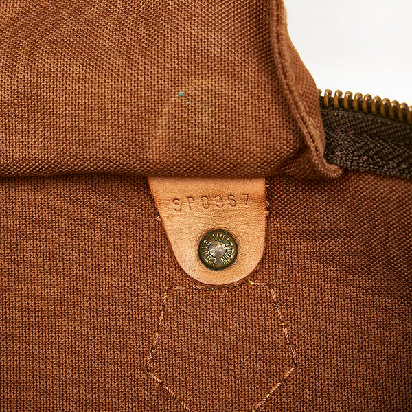 ルイ ヴィトン モノグラム スピーディ30 ミニボストンバッグ M41526 ブラウン PVC レザー レディース LOUIS VUITTON 【中古】