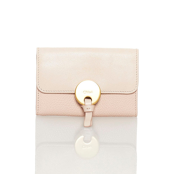 クロエ インディ 6連 キーケース ピンク レザー レディース Chloe 【中古】