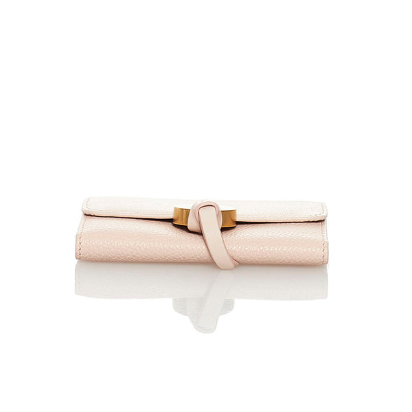 クロエ インディ 6連 キーケース ピンク レザー レディース Chloe 【中古】