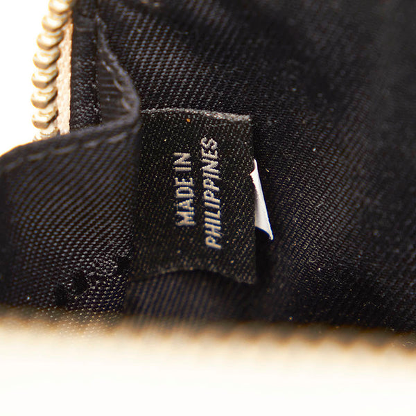 コーチ ポーチ 53216 レッド ブルー ブラック ホワイト マルチカラー PVC レディース COACH 【中古】