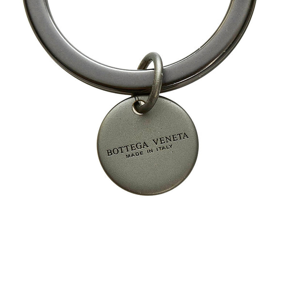 ボッテガヴェネタ イントレチャート チャーム ミニポーチ グリーン レザー レディース BOTTEGAVENETA 【中古】