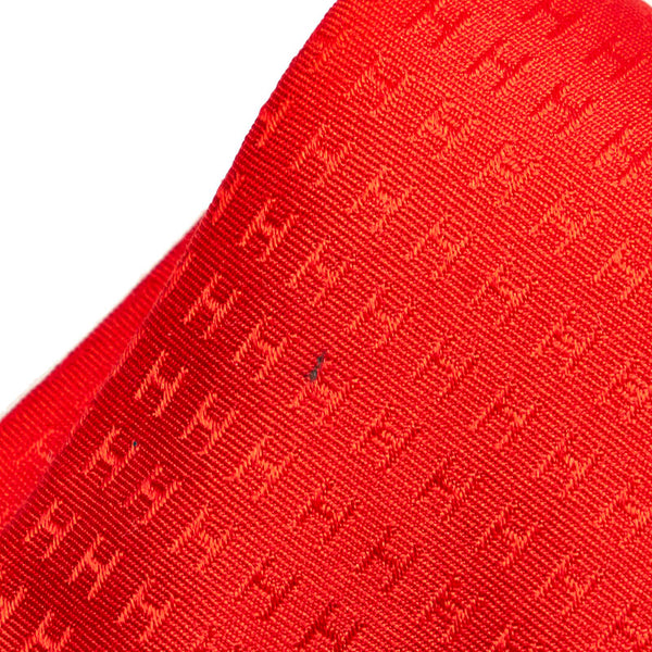 エルメス ネクタイ レッド シルク メンズ HERMES 【中古】