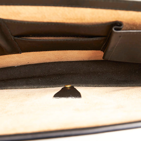 コーチ ビジネスバッグ ブラック レザー メンズ COACH 【中古】