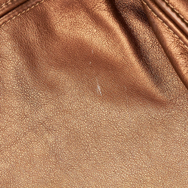 コーチ ワンショルダー 12669 メタリック ブラウン レザー レディース COACH 【中古】