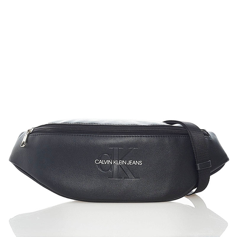 カルバンクラインジーンズ ウエストバッグ ボディバッグ ブラック ポリエステル メンズ Calvin klein Jeans 【中古】