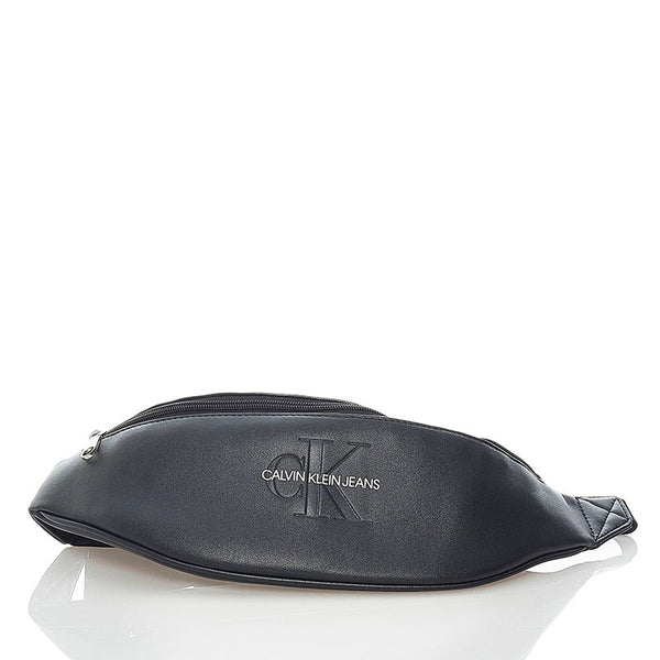 カルバンクラインジーンズ ウエストバッグ ボディバッグ ブラック ポリエステル メンズ Calvin klein Jeans 【中古】