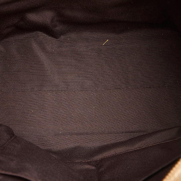 コーチ シグネチャー トートバッグ ショルダーバッグ F58292 ベージュ ホワイト PVC レザー レディース COACH 【中古】