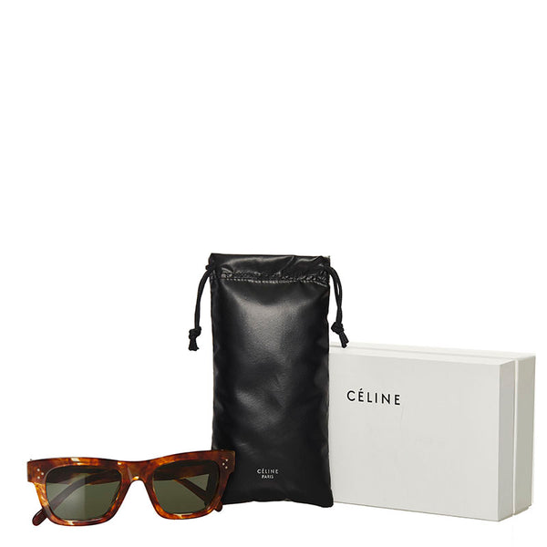 セリーヌ サングラス ブラウン プラスチック レディース CELINE 【中古】