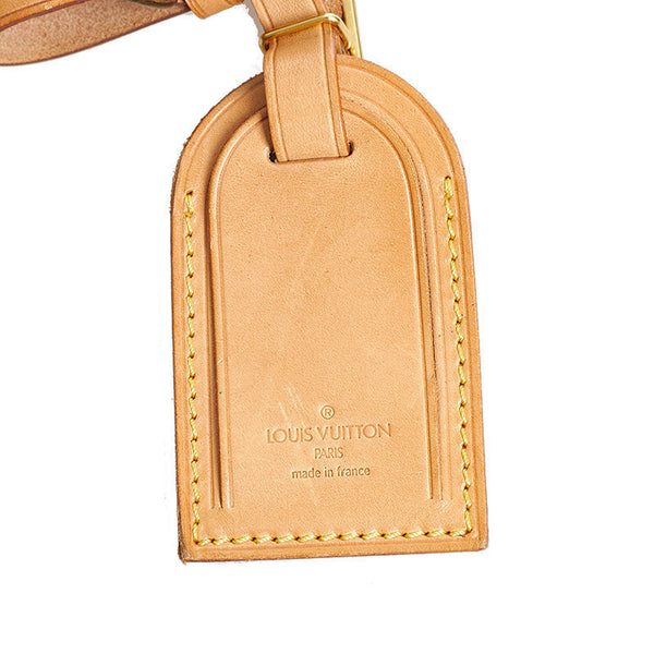 ルイ ヴィトン ポワニエ ネームタグ ベージュ ヌメ革 レディース LOUIS VUITTON 【中古】