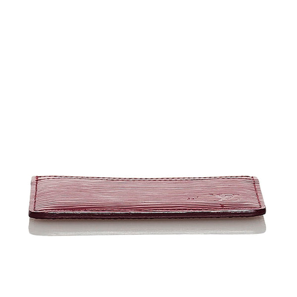 ルイ ヴィトン エピ ポルトカルト サーンプル カードケース パスケース M60327 フューシャ レッド レザー レディース LOUIS VUITTON 【中古】