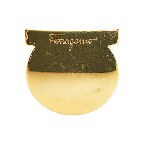 サルヴァトーレフェラガモ ガンチーニ スカーフリング ゴールド メッキ レディース Salvatore Ferragamo 【中古】