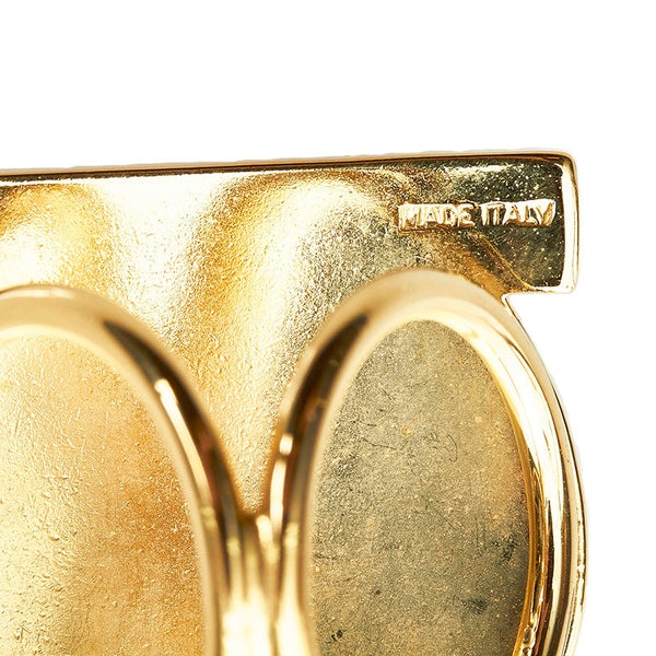 サルヴァトーレフェラガモ ガンチーニ スカーフリング ゴールド メッキ レディース Salvatore Ferragamo 【中古】