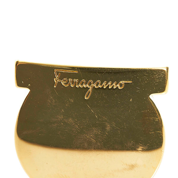 サルヴァトーレフェラガモ ガンチーニ スカーフリング ゴールド メッキ レディース Salvatore Ferragamo 【中古】