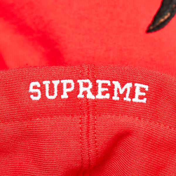 シュプリーム dead prez RBG Embroidered Hooded SweatShirt パーカー フーディー スウェット レッド コットン メンズ Supreme 【中古】