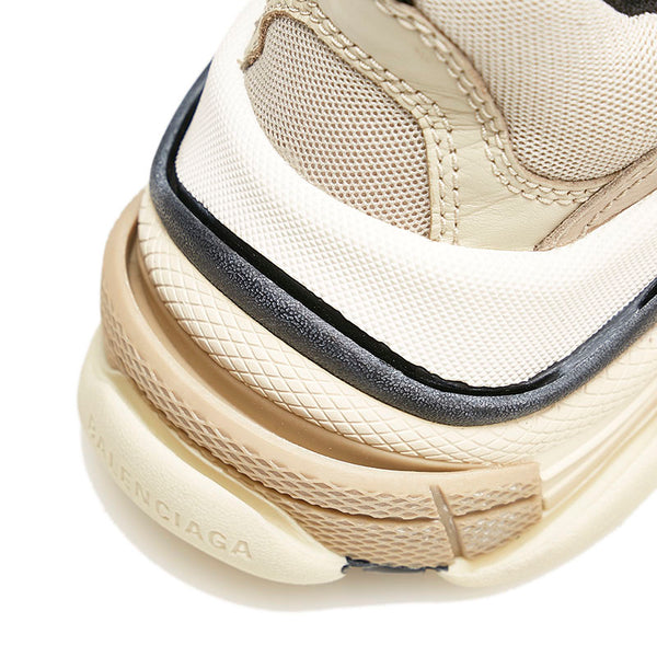 バレンシアガ トリプルS スニーカー グレー レザー ナイロン メンズ BALENCIAGA 【中古】