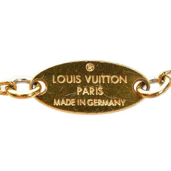 ルイ ヴィトン コリエ メダル ミス ウィンザー ネックレス M65150 ゴールド メッキ レディース LOUIS VUITTON 【中古】