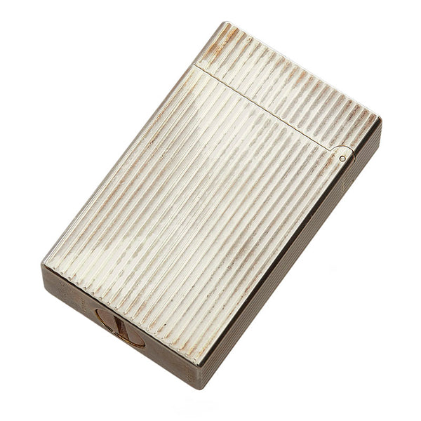 デュポン ライン１ 着火確認済 ライター シルバー メタル メンズ Dupont 【中古】
