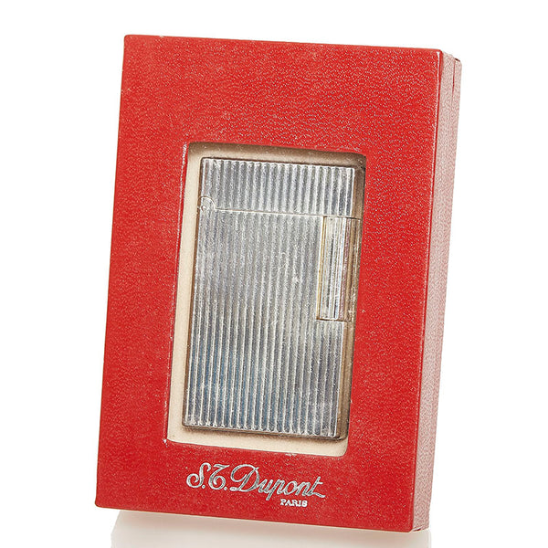 デュポン ライン１ 着火確認済 ライター シルバー メタル メンズ Dupont 【中古】