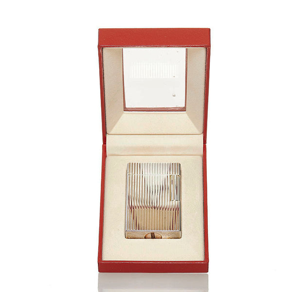 デュポン ライン１ 着火確認済 ライター シルバー メタル メンズ Dupont 【中古】